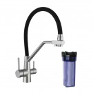 Eco Friendly Light vannfilter med Eco Queen treveis kran for varmt/kaldt forbruksvann og filtrert drikkevann i en kran! thumbnail