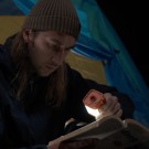 Liten og effektiv luftpumpe og lys for tur og camping thumbnail