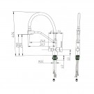 Måltegning Eco Queen treveis kjøkkenkran thumbnail