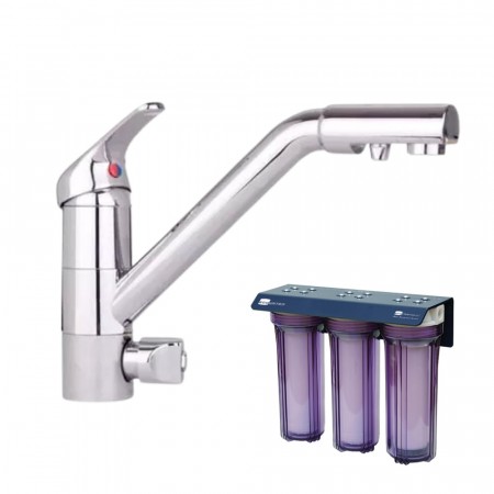 Eco Friendly Plus (POU) vannfilter med Cosmo 3-veis kran