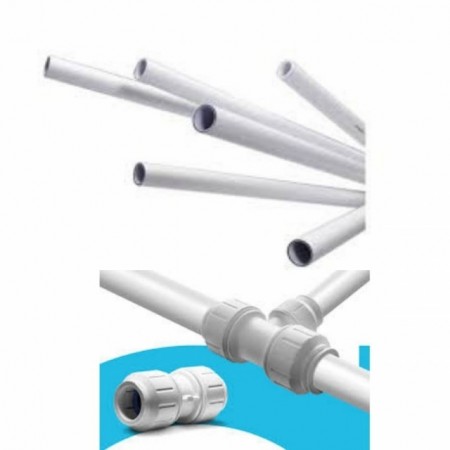 Rør og koblinger - kit for Eco FM og Eco Tilbakespylingstank