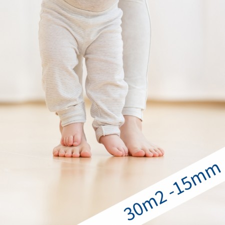Gulvvarme vannbåren gjør-det-selv-pakke inntil 30 kvadratmeter 15mm