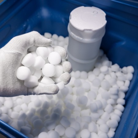 Salt tabletter for kalk systemer