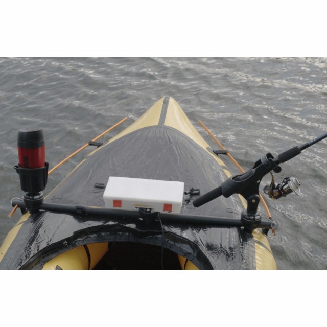 Rodrig stangholder for fiske i kajakk og packraft