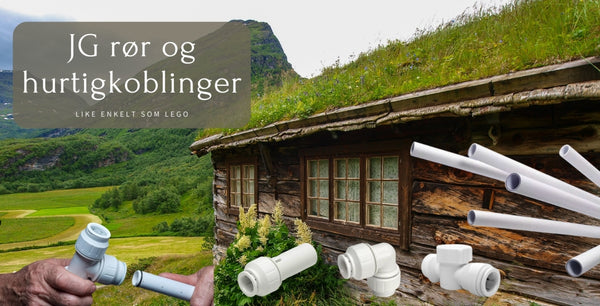 Enkel oppkobling av vannsystemer med John Guest rør og hurtigkoblinger