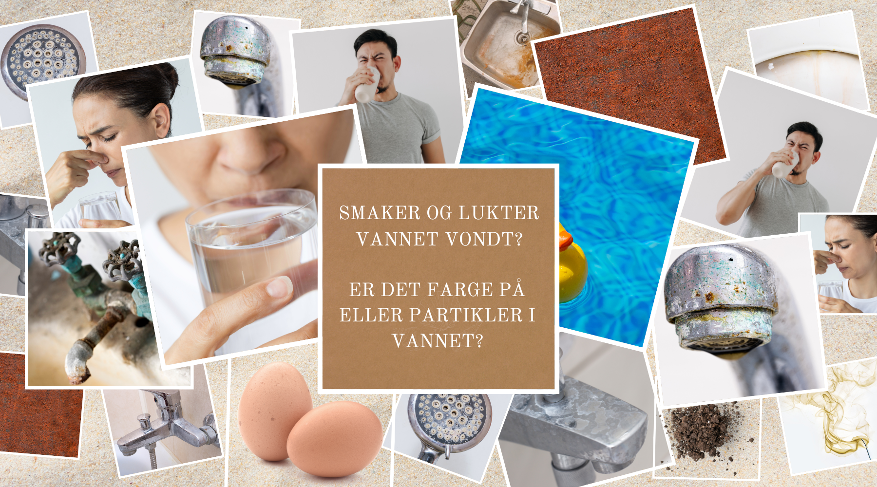 Faktorer som påvirker smak og lukt på vannet
