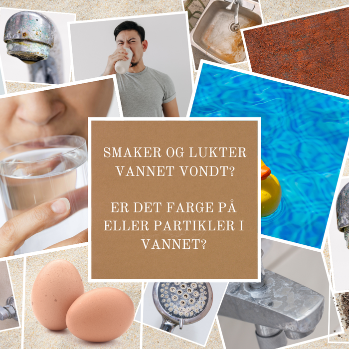 Faktorer som påvirker smak og lukt på vannet