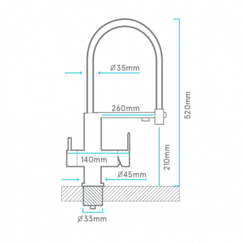 Altea treveiskran måltegning