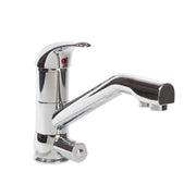 Cosmo treveiskran med vrider for valg av renset vann eller forbruksvann. Blank utforming. 