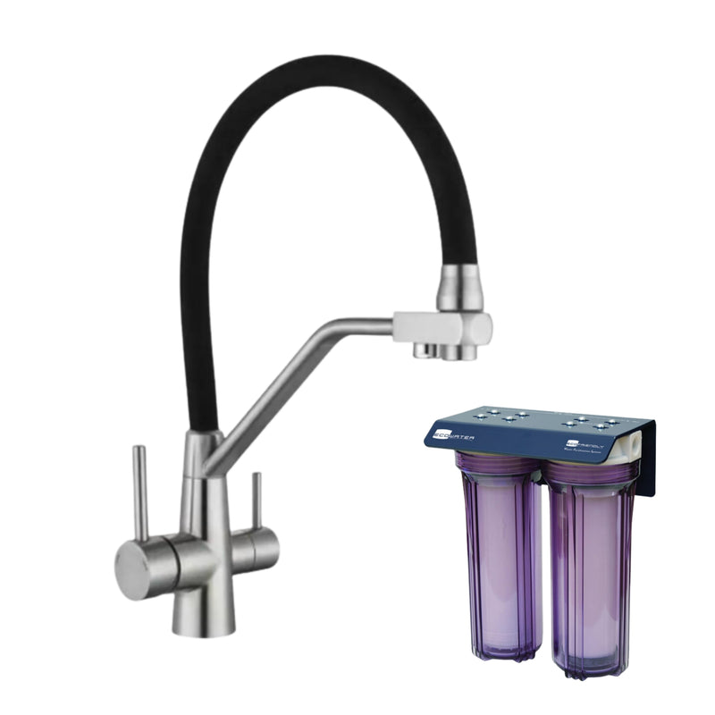 Eco Friendly vannfilter med Queen treveis kran