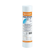Ecosoft dual gradient PP sedimentfilter 2,5 x 10 tommer, 20 til 5 micron, refill grovfilter
