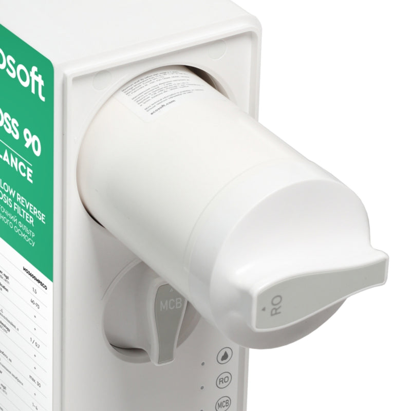 Ecosoft Cross 90 Balance RO skifte av patron 2