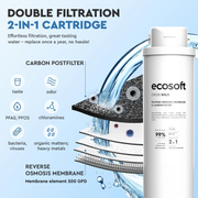 Ecosoft Cross solo omvendt osmose vannfilter teknologi