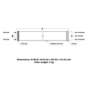 Ecosoft ELP 4040 teknisk tegning