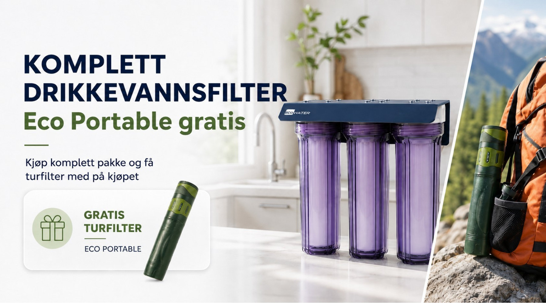 Kjøp Komplett POU få turfilter gratis