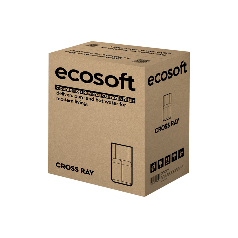 Ecosoft Cross RAY omvendt osmose drikkevannsfilter - emballasje
