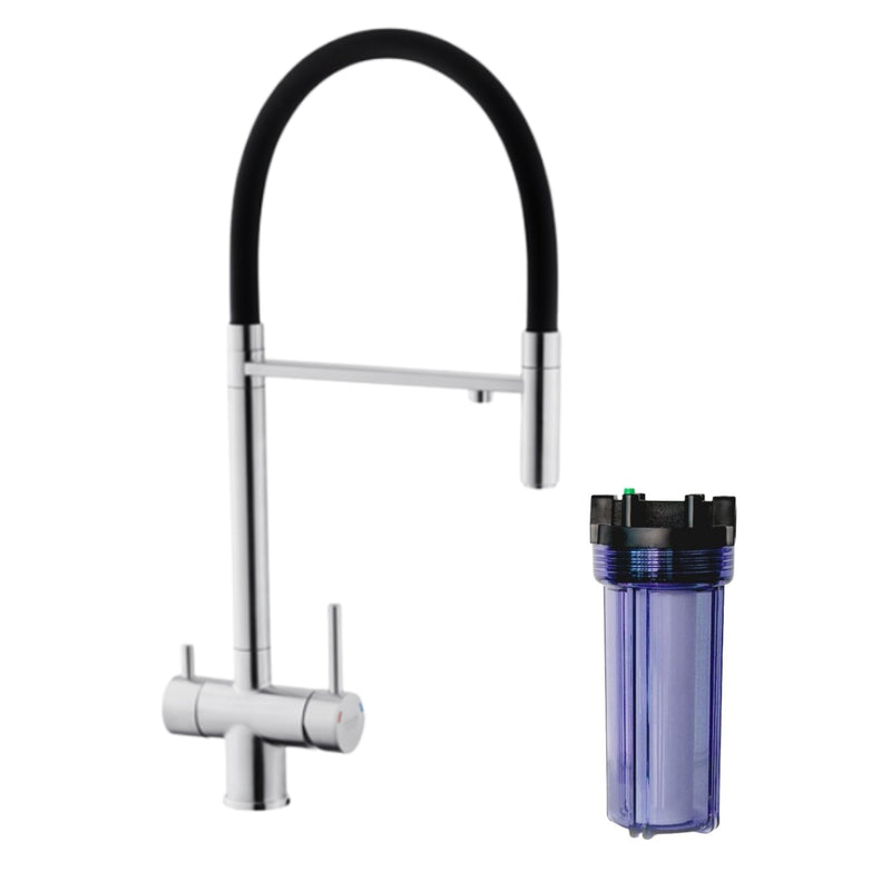 Una treveiskran  og Eco Friendly Light vannfilter