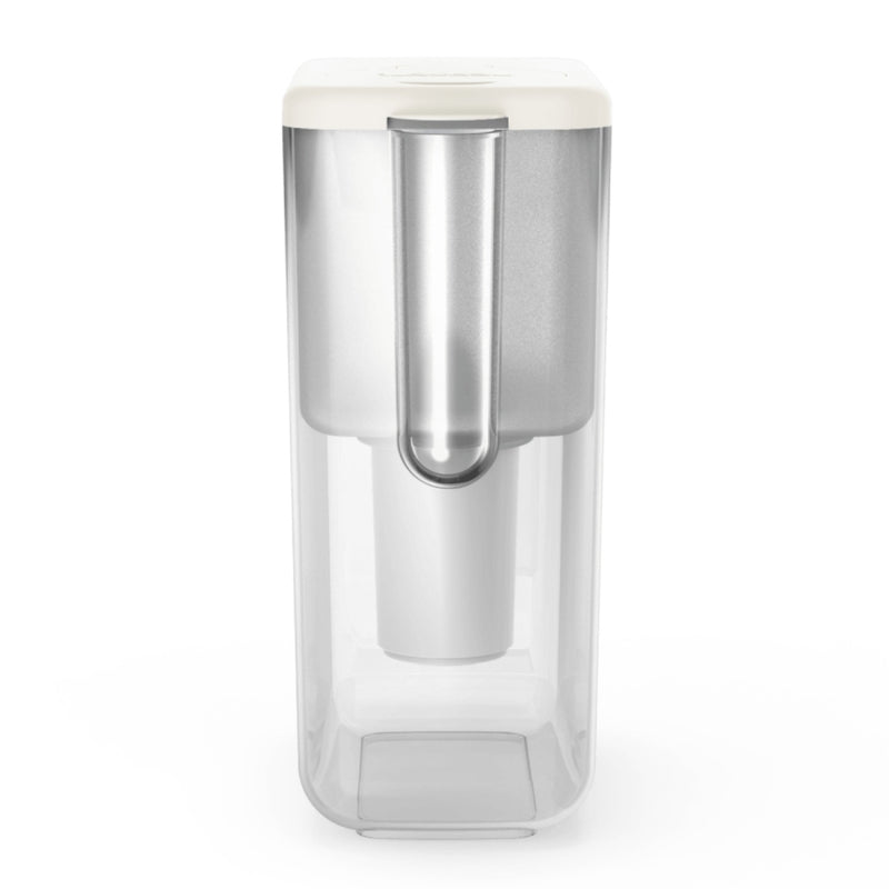 Vannfilter kanne med hvitt lokk