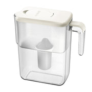Vannfilter kanne med hvitt lokk