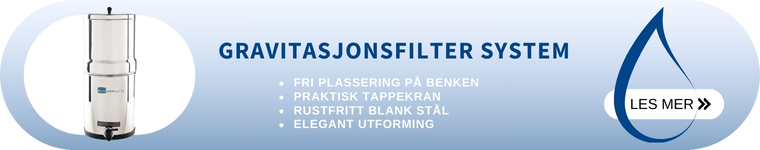 Gravitasjonsfilter drikkevann