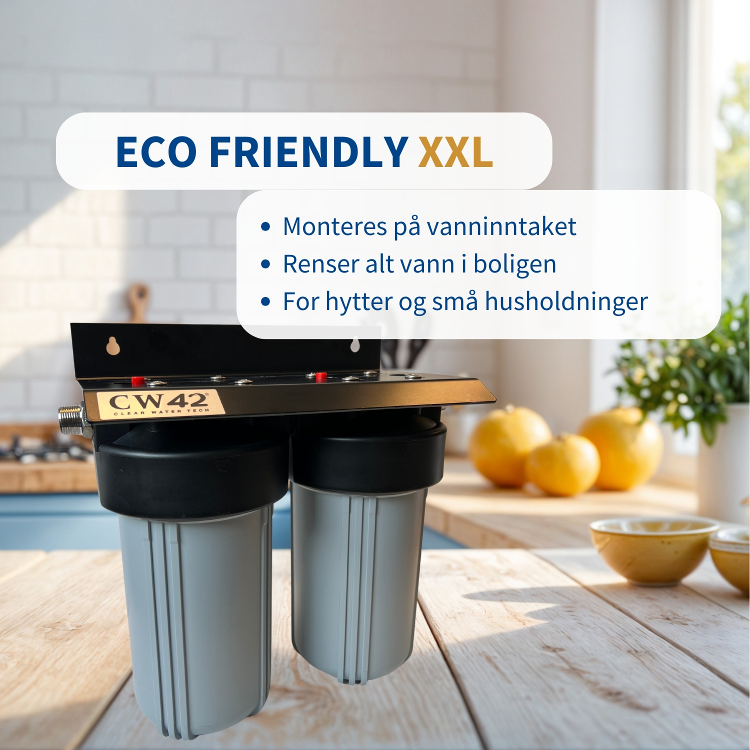 Eco Friendly XXL vanninntaksfilter